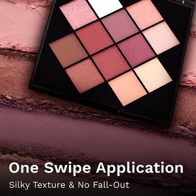 Pilgrim Eyeshadow Fiesta Queen 12-in-1 Highly Pigmented Shades For The Ultimate Glam 24 gm - Eyeshadow, Bases & Primers