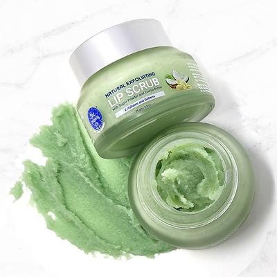 The Moms Co. Natural Exfoliating Lip Scrub with Sugar Powder and Cocoa Butter 25gm - Lip Scrubs