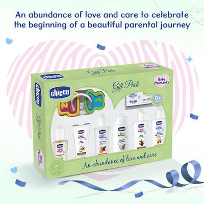 Chicco Baby Moments Baby Delight Set Green 100 gm - Creams, Lotions & Oils