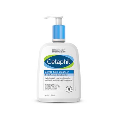 Cetaphil Gentle Skin Cleanser For Dry to Normal - Sensitive Skin 500 ml - Face Wash & Cleansers