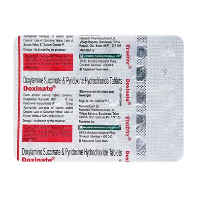Doxinate Tablet 30'S - Vomitting/Emesis-Ant