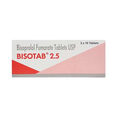 BISOTAB 2.5mg Tablet 10's - Hypertension-Bet