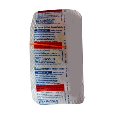 ADILIN SR 40 Tablet 10's - Peripheral Hypertension-Per