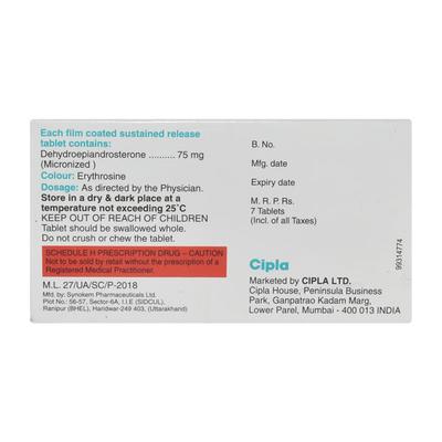 Prastova SR 75mg Tablet 7'S - Hormonal Therapy-And