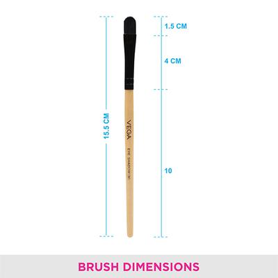 Vega Eye Shadow Makeup Brush, Wooden Color 2's - Eye Brush