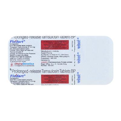 Flodart Tablet 10'S - Bladder And Prostate Disorders-Dru