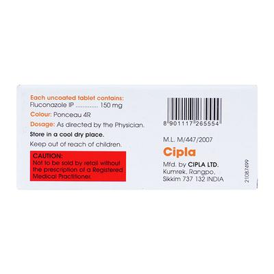 FORCAN 150 Tablet 4's - Fungal Infections-Anf