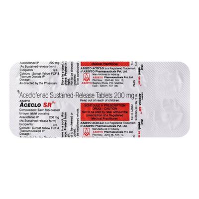 Aceclo SR Tablet 10'S - Pain relief-Nsa