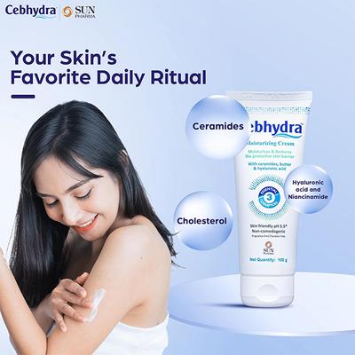 CEBHYDRA MOISTURIZING Cream 100gm - Dry Skin-Emo