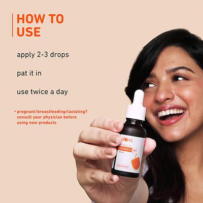 Plum 15% Vitamin C Face Serum with Mandarin (small) 20 ml - Face Serum