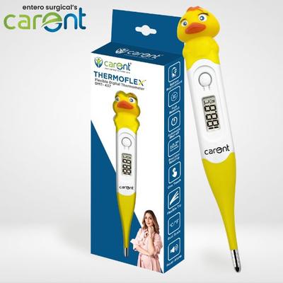 Carent Thermoflex Flexible Digital Thermometer (DMT-437) - Yellow Duck 1's - Thermometer & Oximeter