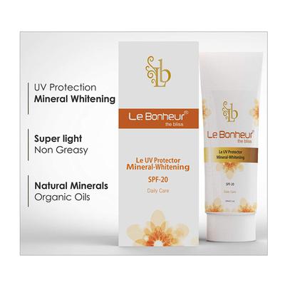 Le Bonheur Le UV Protector Mineral-Whitening SPF-20 Cream 50 ml - Night Cream