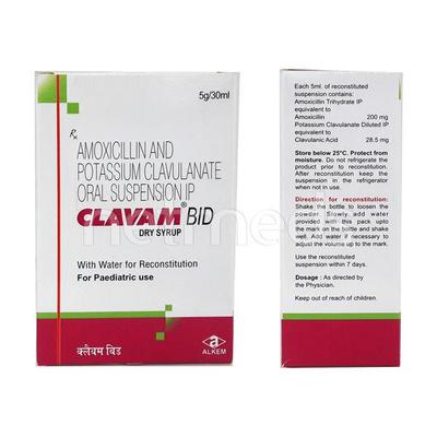 CLAVAM BID Syrup 30ml (se) - Bacterial Infections-Pen