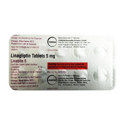 LINABITE 5 Tablet 10's - Diabetes-Ant