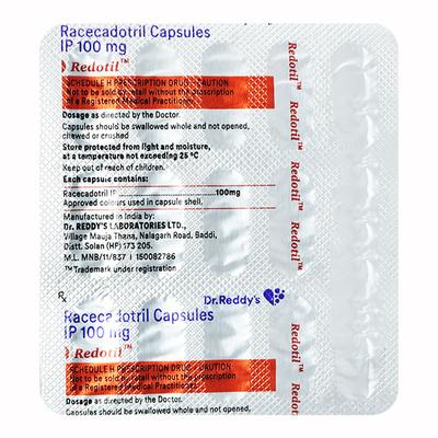 Redotil 100mg Capsule 15'S - Diarrhoea-Ant