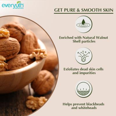 Everyuth Walnut Scrub 100 gm - Face Scrubs
