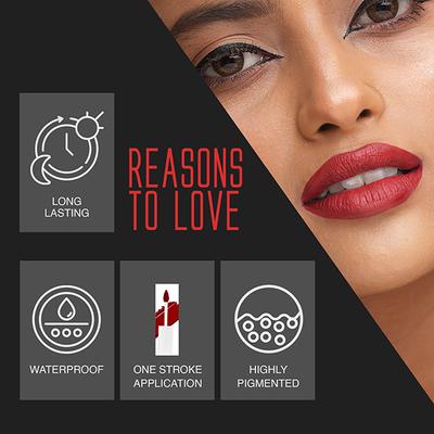 Insight Cosmetics Matte Lip Ink - 12 Delicate 4gm - Liquid Lipsticks