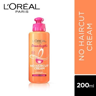 L'Oreal Paris Dream Lengths No Haircut Cream (Leave-In Conditioner), Sulfate free and Paraben free 50 ml - Conditioners
