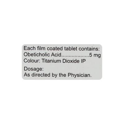OBETOHEP 5mg Tablet 10's - Cholelithiasis/Gall Stones