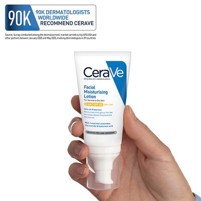 CeraVe PM Facial Moisturising Lotion - Normal to Dry Skin 52 ml - Face Wash & Cleansers