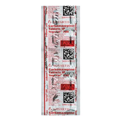 Tegrital 200mg Tablet 10'S - Epilepsy/Convulsion-Ant