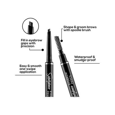 Renee Superdense Eyebrow Pencil - Black 0.4 gm - Eyebrow Pencils & Enhancers