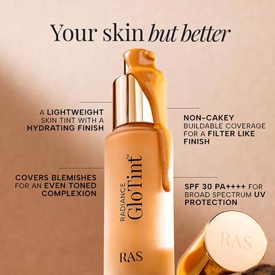 RAS Luxury Skincare Radiance Glo-Tint Serum Skin Perfector - Oak 30 g - Foundation