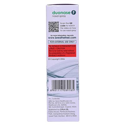 DUONASE F 9.8g Nasal Spray 70md - Nasal Congestion-Nas