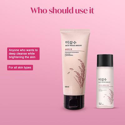 The Face Shop Rice Water Bright Trial Kit 155 ml - Makeup Kits & Sets