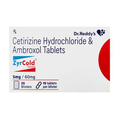 ZYRCOLD Tablet 15's - Cough And Cold-Cou