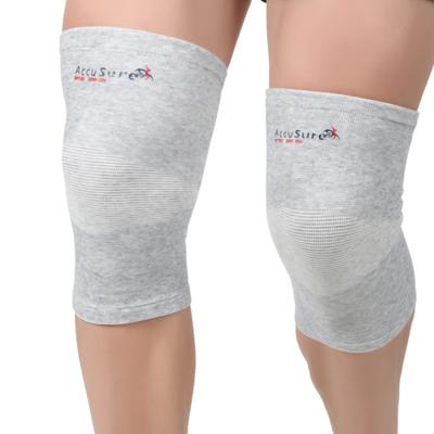 AccuSure Orthopedic Pain Relief Bamboo Yarn Knee Cap - Gray (xL) 1's - Knee/Ankle/Leg/Foot Supports