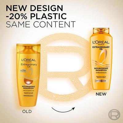 L'Oreal Paris Extraordinary Oil Nourishing Shampoo For Dry & Dull Hair - 340ml - Shampoos