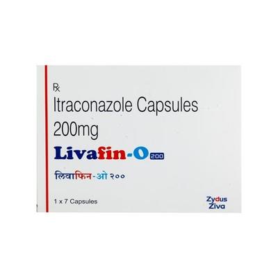 Livafin O 200mg Capsule 7'S - Fungal Infections-Anf