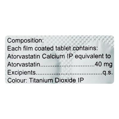 Atorsave 40mg Tablet 15'S - High Cholesterol-Dys