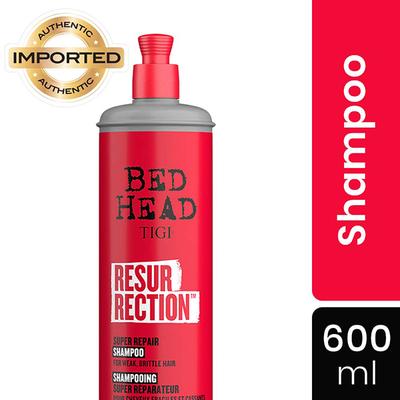TIGI Bed Head Resurrection Super Repair Shampoo for Weak and Brittle Hair 600 ml - Shampoos