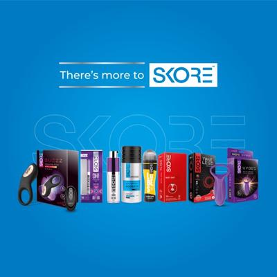 Skore Vanilla Scented with additional Lubrication Condoms - Blues 10's - Plain/Flavoured Condoms