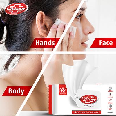 Lifebuoy Wet Wipes Germ Protection On the Go (Pack of 20) 1's - Tissues & Wipes