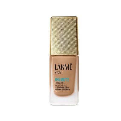 Lakme 9To5 Hya Matte Foundation + Hyaluronic Acid Cool Tan 25 ml - Foundation