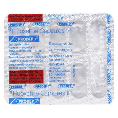 Prodep 20mg Capsule 10'S - Depression-Ant