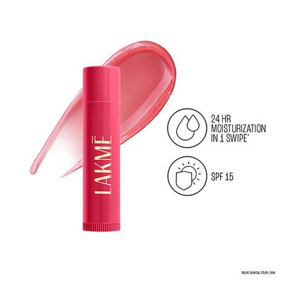 Lakme Lip Love Cherry Lip Care 22 Hrs Moisture Spf 15 4.5Gm - Lipsticks