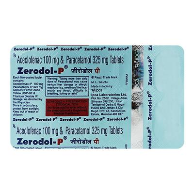 Zerodol P Tablet 10'S - Pain relief-Nsa