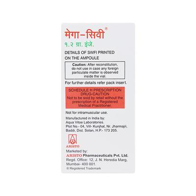 Mega CV 1.2Gm Injection 1's - Bacterial Infections-Pen