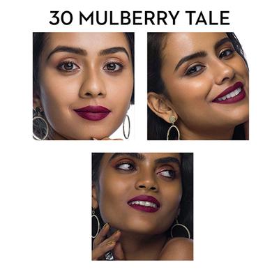 SUGAR Cosmetics Nothing Else Matter Longwear Lipstick - 30 Mulberry Tale (Deep Berry (red tone)/ Mulberry) 3.2gm - Lipsticks
