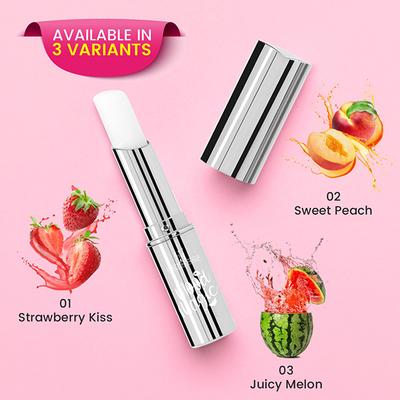 Half N Half Mood Magic PH Lip Essence Balm for Dry & Chappy Lips, Sweet Peach-02 3 g - Lip Balms