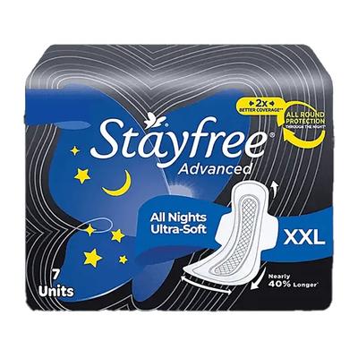 Stayfree Advanced All Nights Ultra-Soft Sanitary Pads (XXL) 7's - Sanitary Napkins