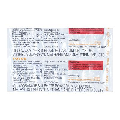 Tovok Tablet 10'S - Arthritis-Oth