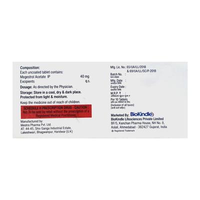 CRAVIHENZ 40 Tablet 10's - Cancer Oncology-Hor