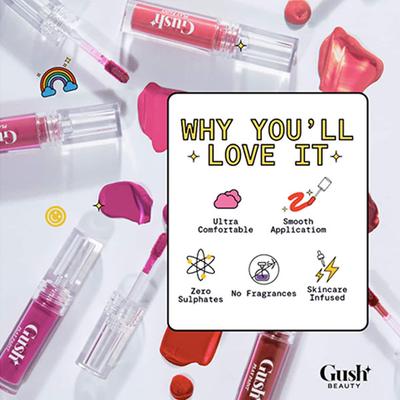 Gush Beauty Playpaint Airy Fluid Lipstick - Art Therapy 2.8 ml - Liquid Lipsticks