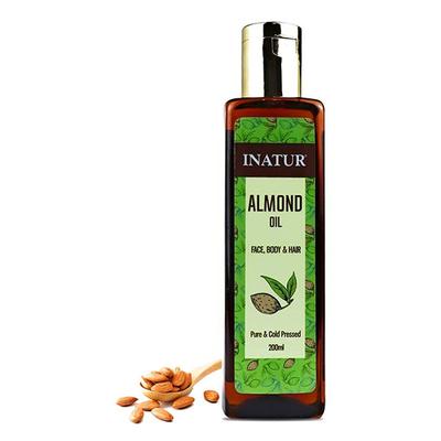 Inatur Pure & Cold Pressed Oil - Almond 200 ml - Creams/Oils/Lotions