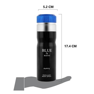 RiiFFS Blue by Riiffs Deodorant For men, Perfume Body Spray 200 ml - Men Deodorants/Roll-Ons